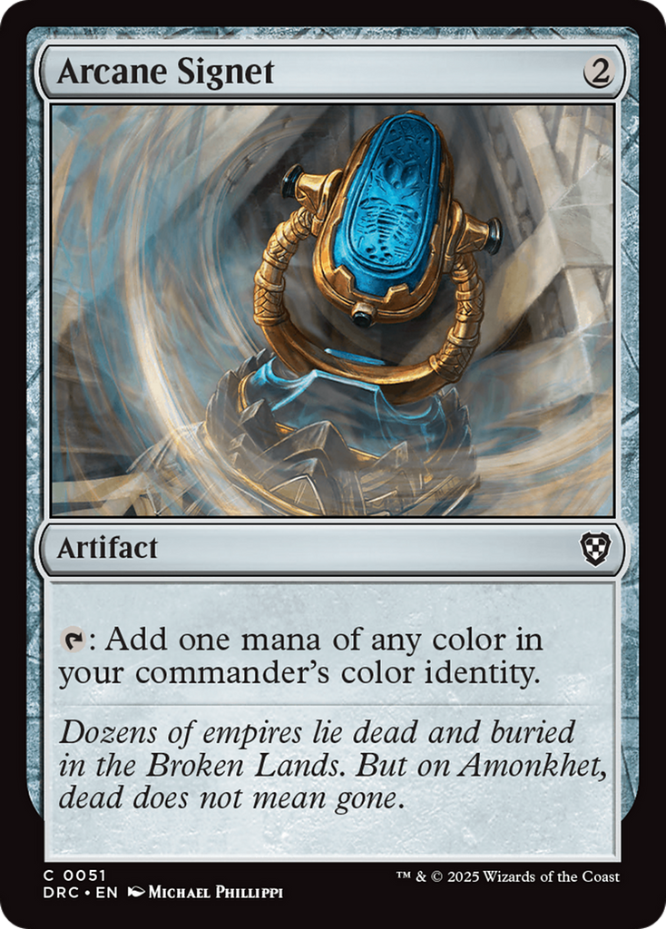 Magic: The Gathering - Arcane Signet - Aetherdrift Commander