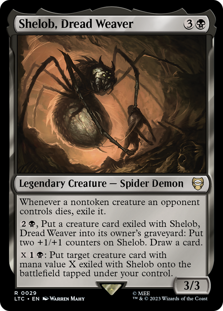 Magic: The Gathering - Shelob, Dread Weaver - Tales of Middle-earth Commander