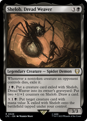 Magic: The Gathering - Shelob, Dread Weaver - Tales of Middle-earth Commander