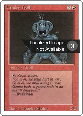 Magic: The Gathering - Uthden Troll - Revised Edition