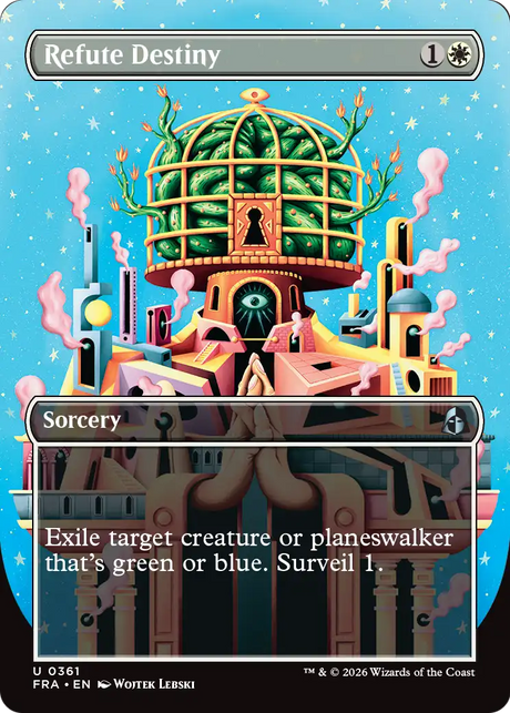 Magic: The Gathering - Refute Destiny Foil - Reality Fracture