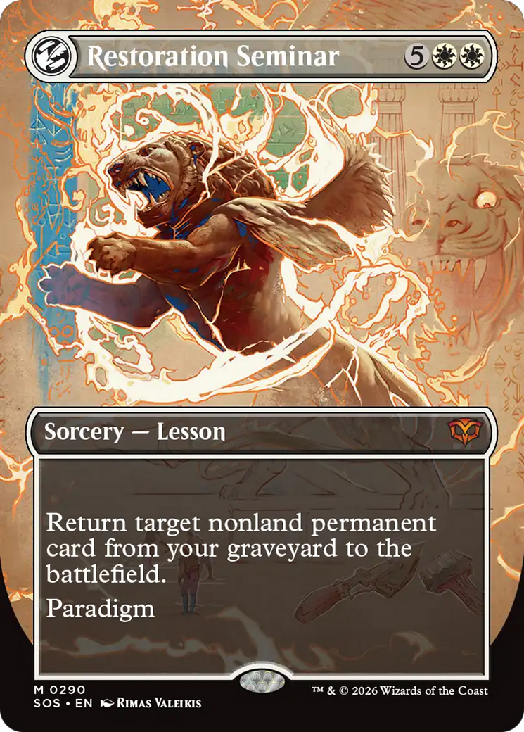 Magic: The Gathering - Restoration Seminar - Secrets of Strixhaven