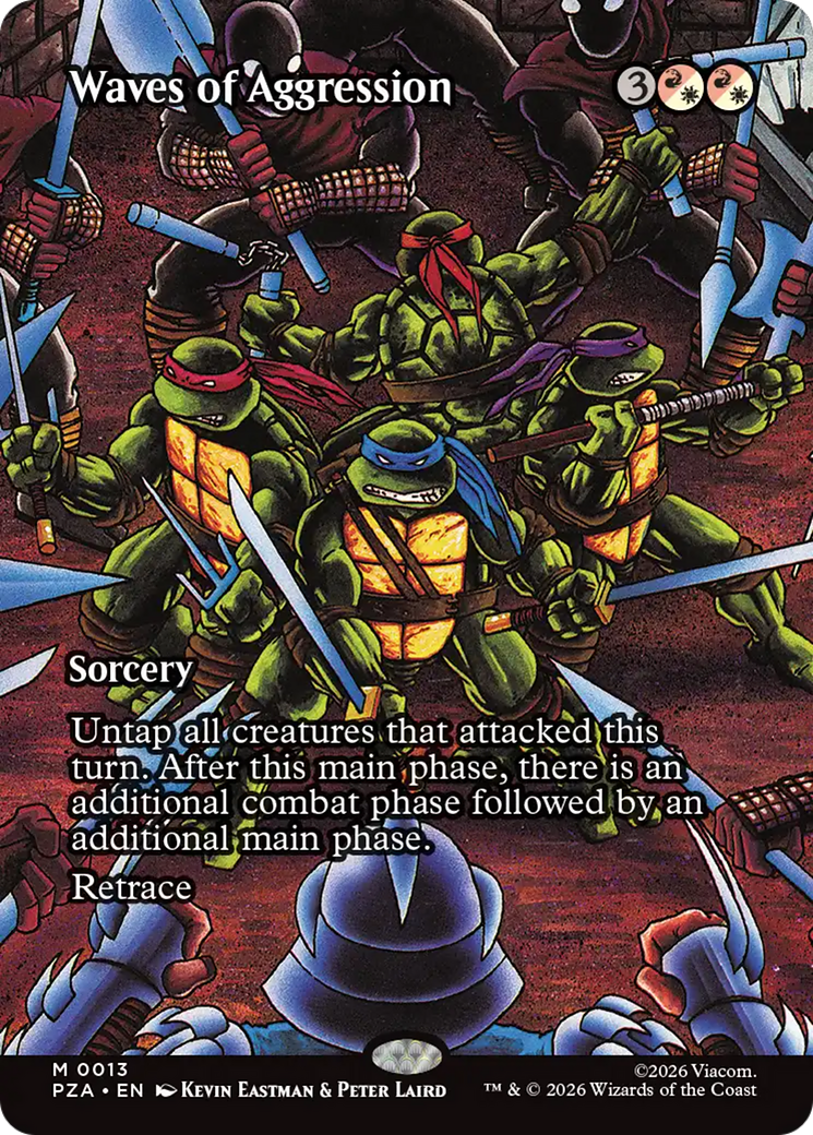 Magic: The Gathering - Waves of Aggression - Teenage Mutant Ninja Turtles Source Material