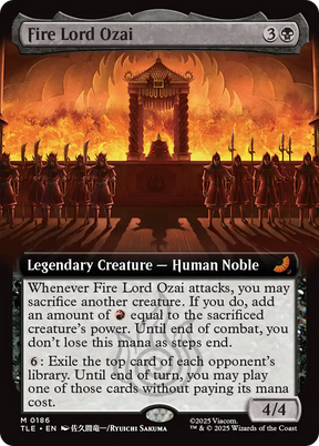 Magic: The Gathering - Fire Lord Ozai Foil - Avatar: The Last Airbender Eternal