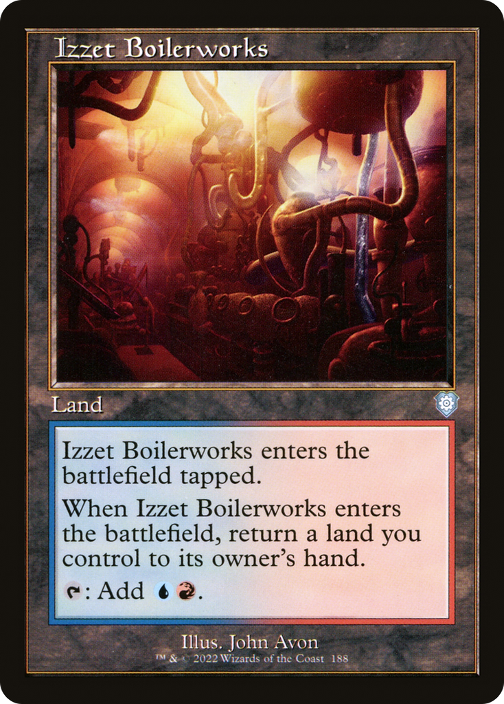 Magic: The Gathering - Izzet Boilerworks - The Brothers' War Commander