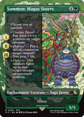 Magic: The Gathering - Summon: Magus Sisters - Final Fantasy Commander