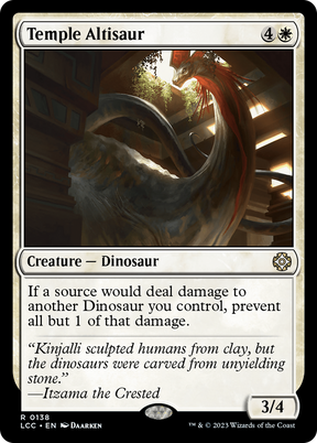 Magic: The Gathering - Temple Altisaur - The Lost Caverns of Ixalan Commander