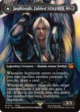 Magic: The Gathering - Sephiroth, Fabled SOLDIER // Sephiroth, One-Winged Angel Foil - Final Fantasy