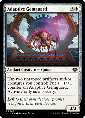 Magic: The Gathering - Adaptive Gemguard - The Lost Caverns of Ixalan