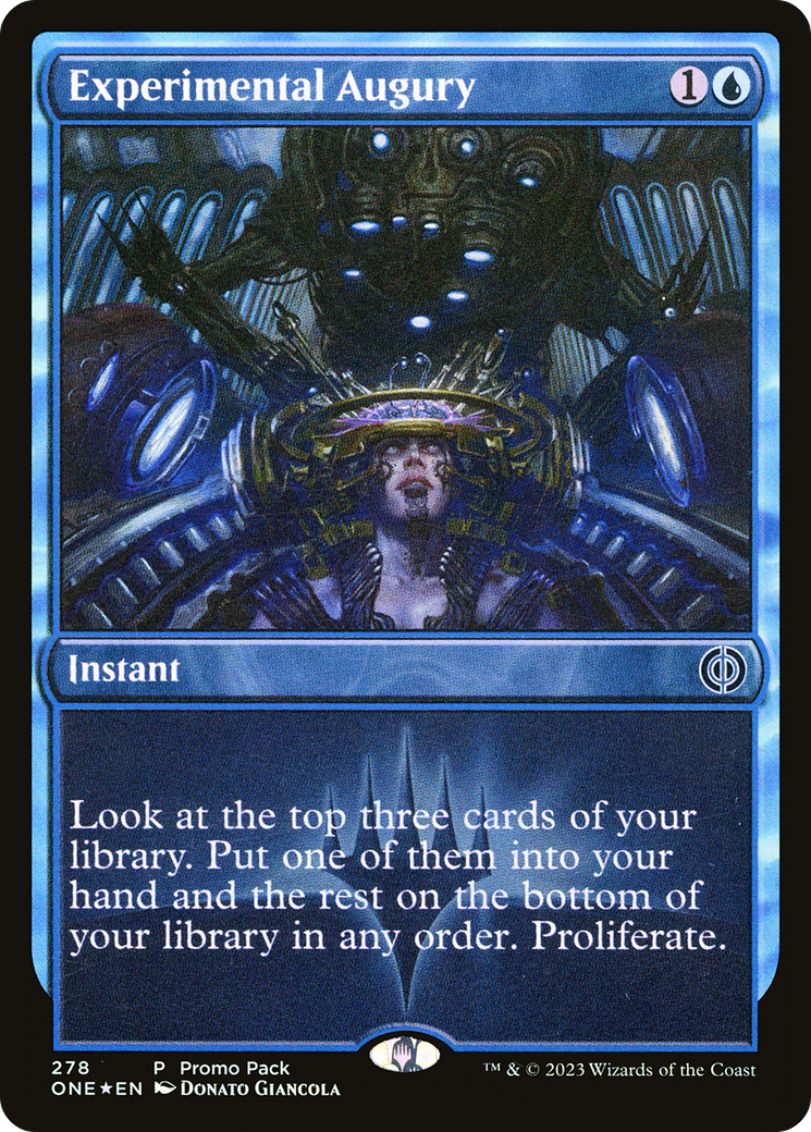 Magic: The Gathering - Experimental Augury Foil - Phyrexia: All Will Be One