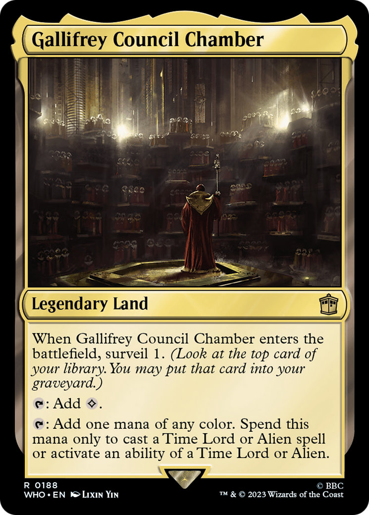Magic: The Gathering - Gallifrey Council Chamber Foil - Doctor Who