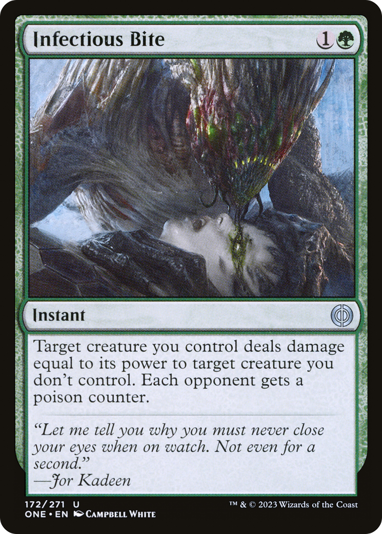 Magic: The Gathering - Infectious Bite Foil - Phyrexia: All Will Be One