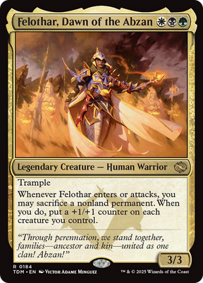 Magic: The Gathering - Felothar, Dawn of the Abzan Foil - Tarkir: Dragonstorm