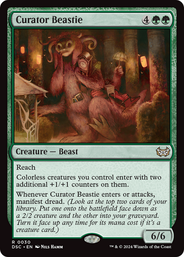 Magic: The Gathering - Curator Beastie - Duskmourn: House of Horror Commander