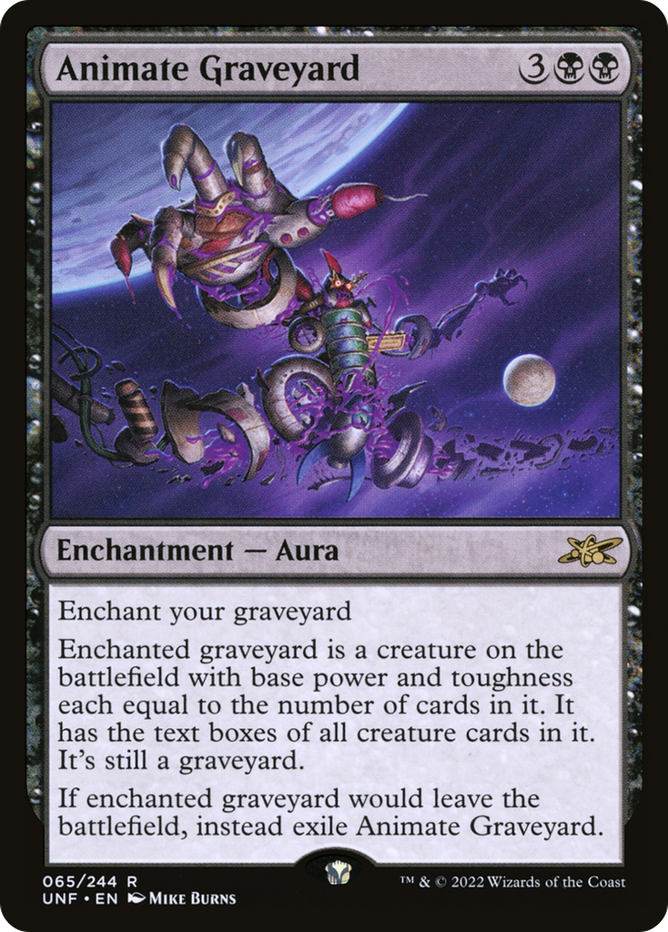 Magic: The Gathering - Animate Graveyard Foil - Unfinity