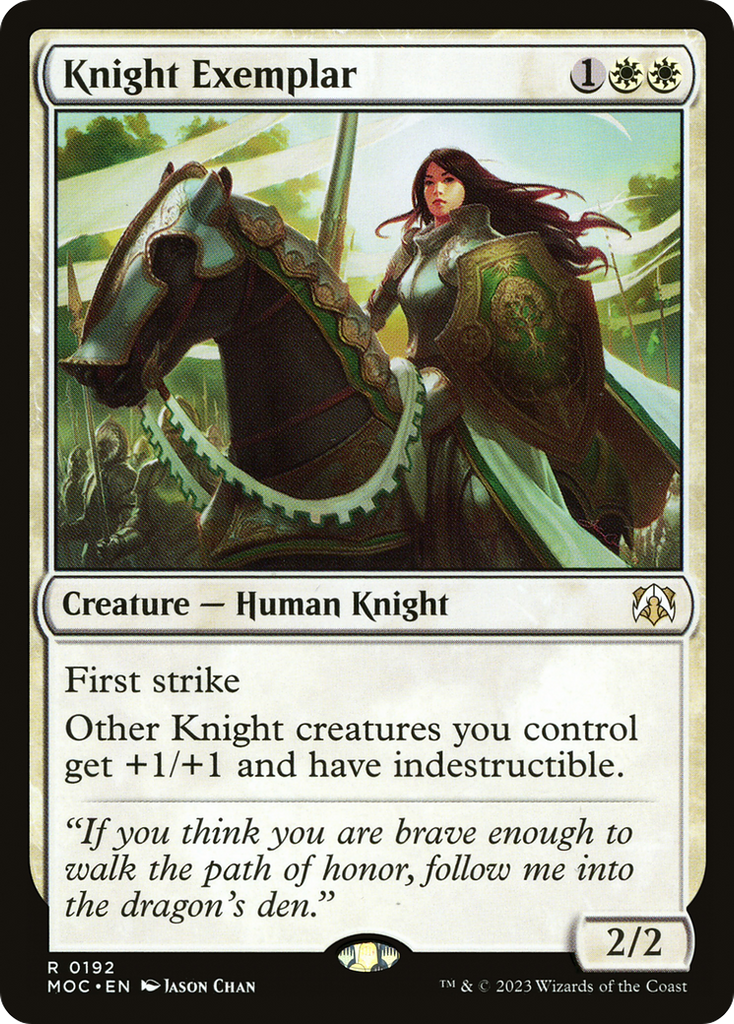 Magic: The Gathering - Knight Exemplar - March of the Machine Commander