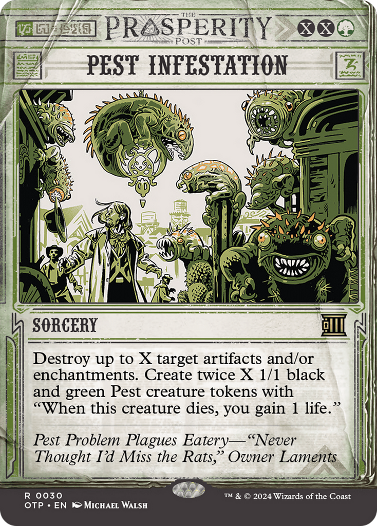 Magic: The Gathering - Pest Infestation Foil - Breaking News