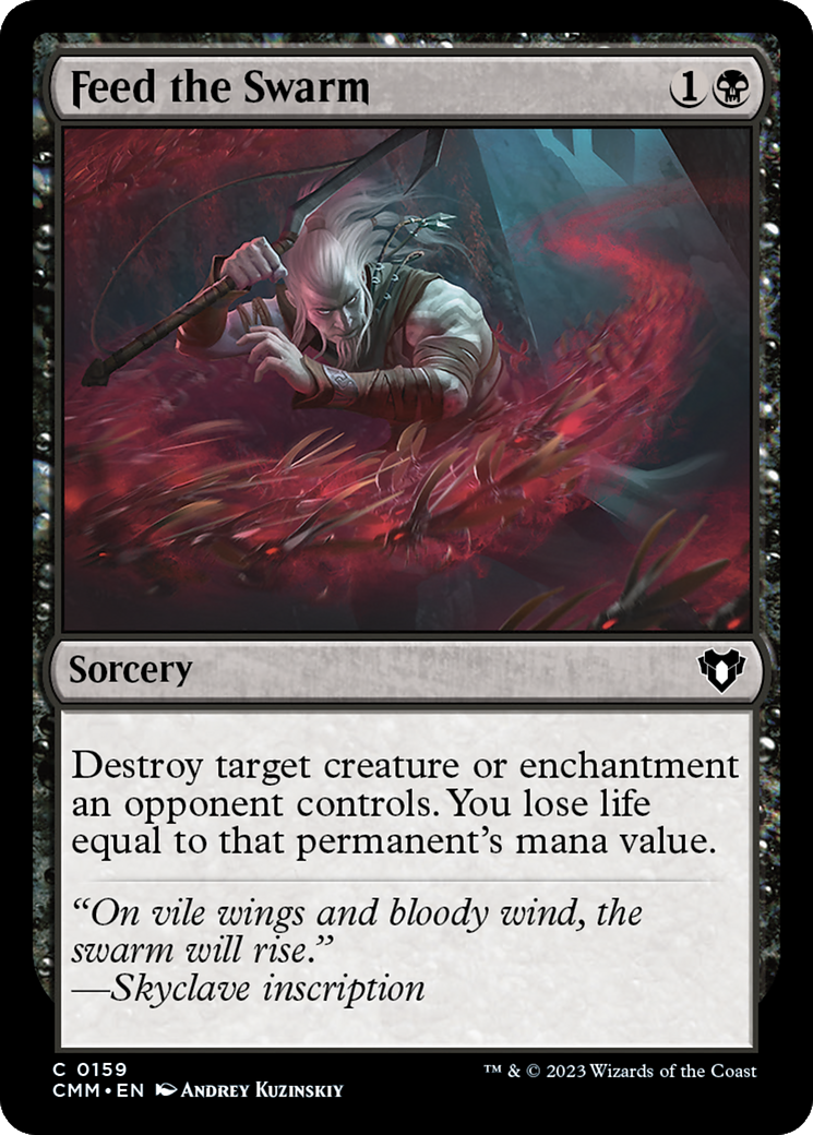 Magic: The Gathering - Feed the Swarm Foil - Commander Masters