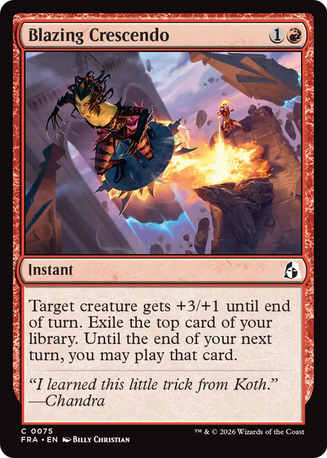 Magic: The Gathering - Blazing Crescendo - Reality Fracture