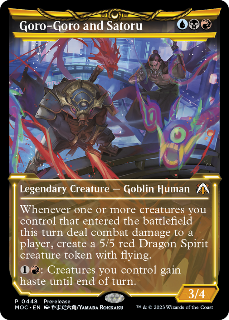 Magic: The Gathering - Goro-Goro and Satoru Foil - March of the Machine Commander