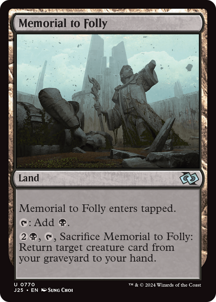 Magic: The Gathering - Memorial to Folly - Foundations Jumpstart