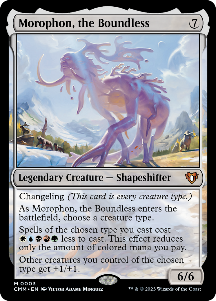 Magic: The Gathering - Morophon, the Boundless Foil - Commander Masters