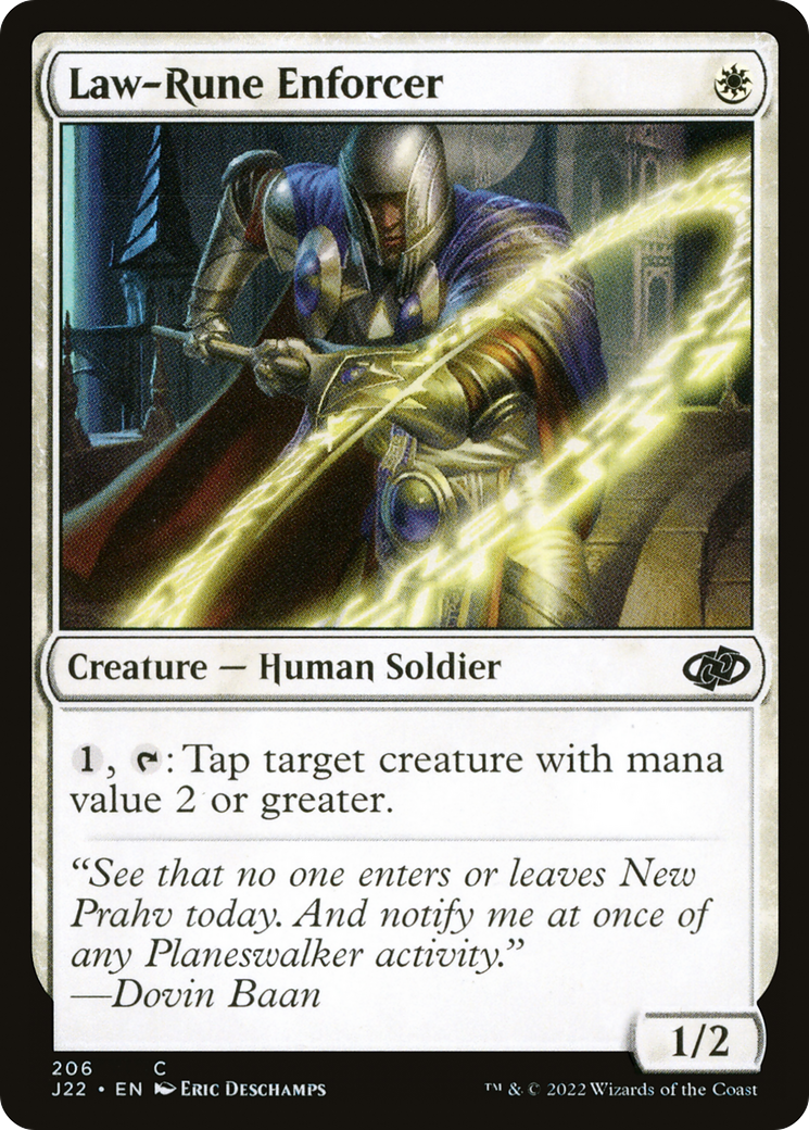 Magic: The Gathering - Law-Rune Enforcer - Jumpstart 2022