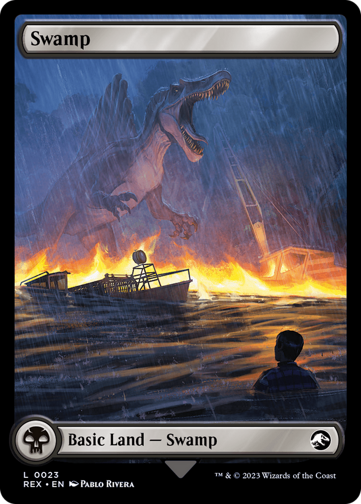 Magic: The Gathering - Swamp // Swamp - Jurassic World Collection