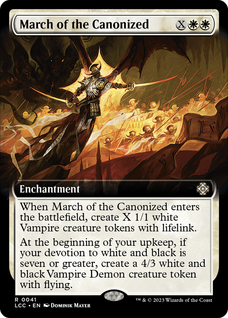 Magic: The Gathering - March of the Canonized - The Lost Caverns of Ixalan Commander