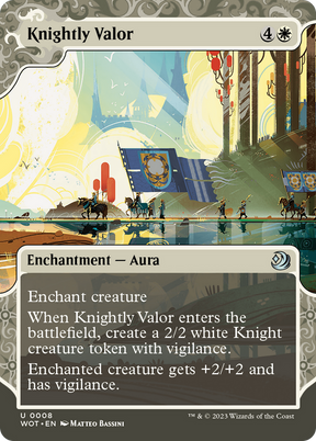 Magic: The Gathering - Knightly Valor - Wilds of Eldraine: Enchanting Tales
