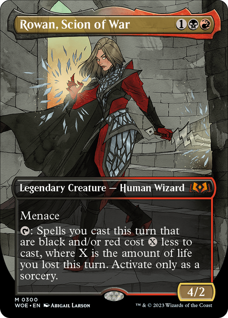 Magic: The Gathering - Rowan, Scion of War Foil - Wilds of Eldraine