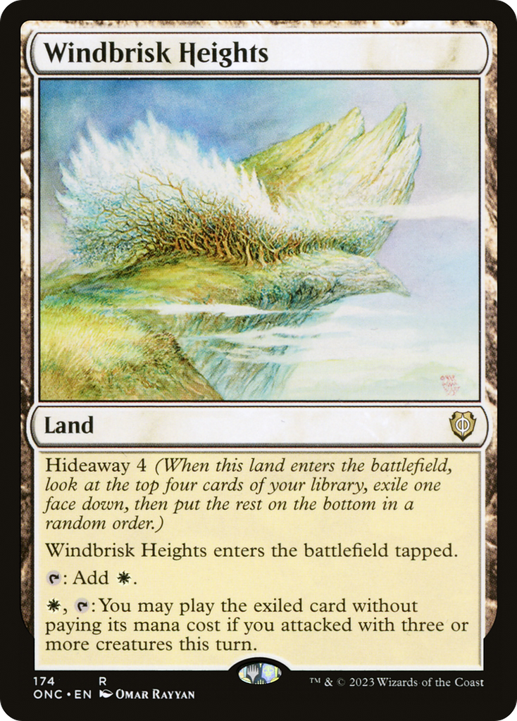 Magic: The Gathering - Windbrisk Heights - Phyrexia: All Will Be One Commander