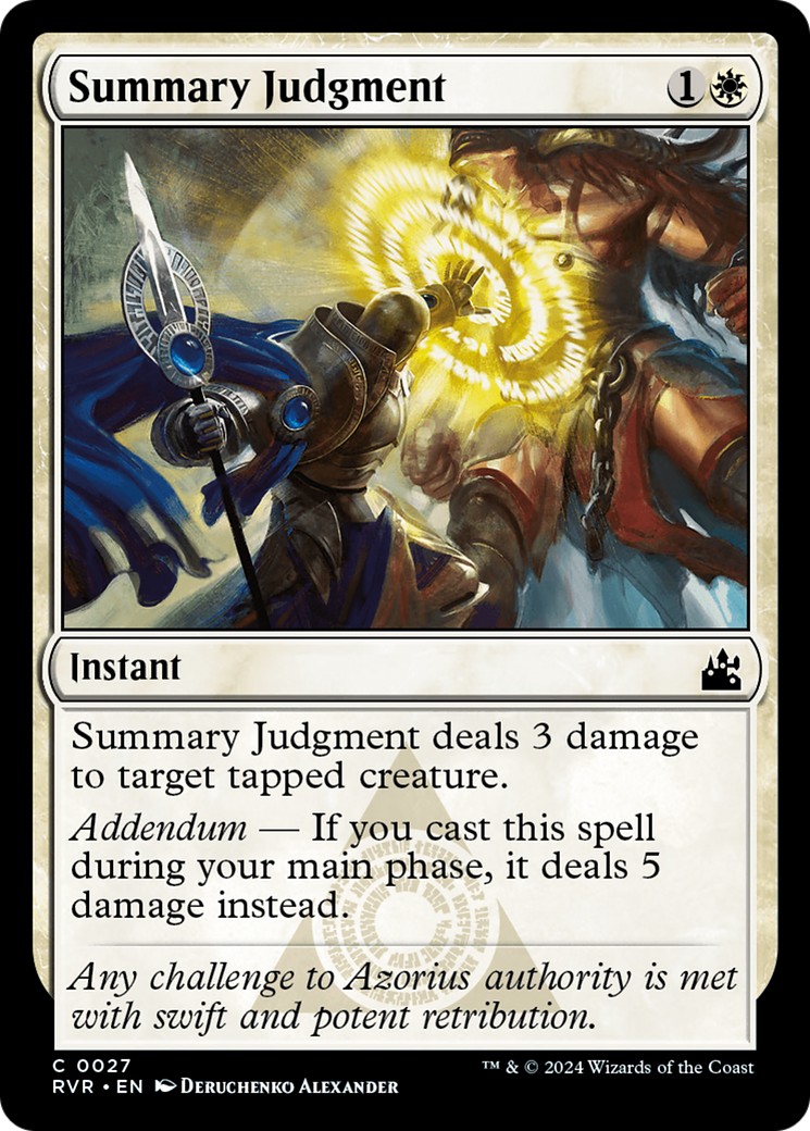 Magic: The Gathering - Summary Judgment Foil - Ravnica Remastered