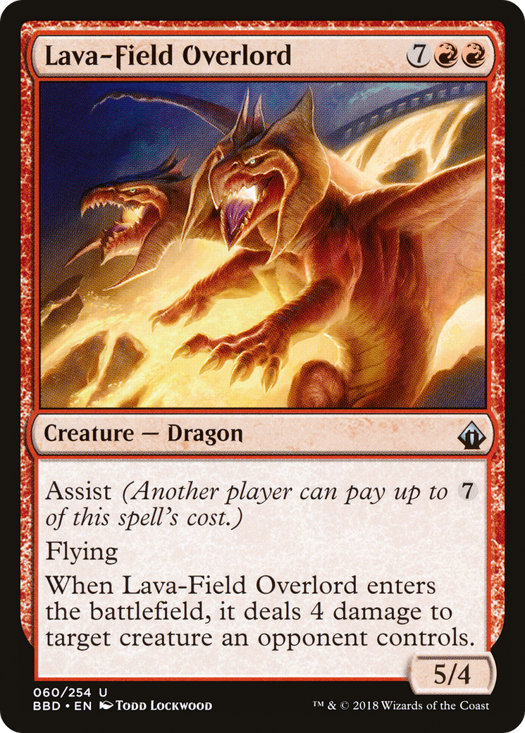 Magic: The Gathering - Lava-Field Overlord Foil - Battlebond