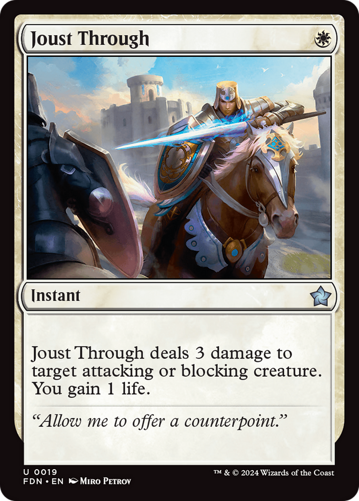 Magic: The Gathering - Joust Through - Foundations