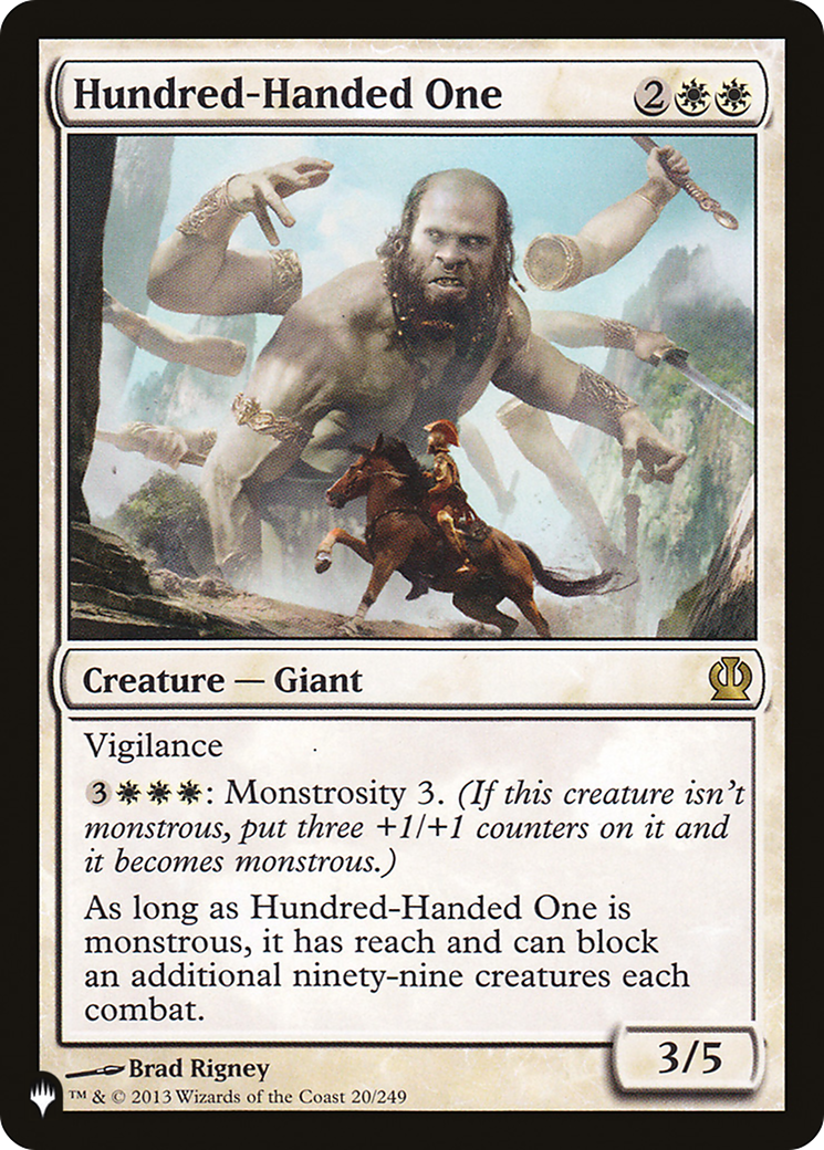Magic: The Gathering - Hundred-Handed One - The List
