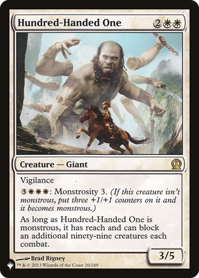 Magic: The Gathering - Hundred-Handed One - The List