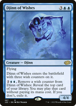 Magic: The Gathering - Djinn of Wishes - Jumpstart 2022
