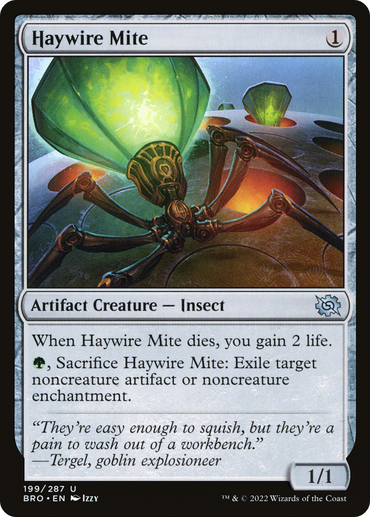Magic: The Gathering - Haywire Mite Foil - The Brothers' War
