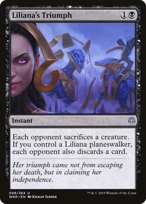 Magic: The Gathering - Liliana's Triumph Foil - War of the Spark