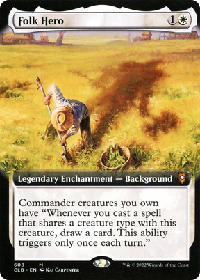 Magic: The Gathering - Folk Hero Foil - Commander Legends: Battle for Baldur's Gate