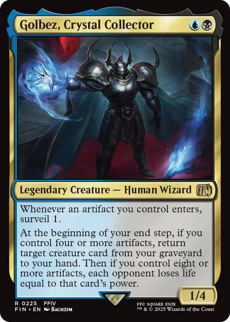 Magic: The Gathering - Golbez, Crystal Collector Foil - Final Fantasy
