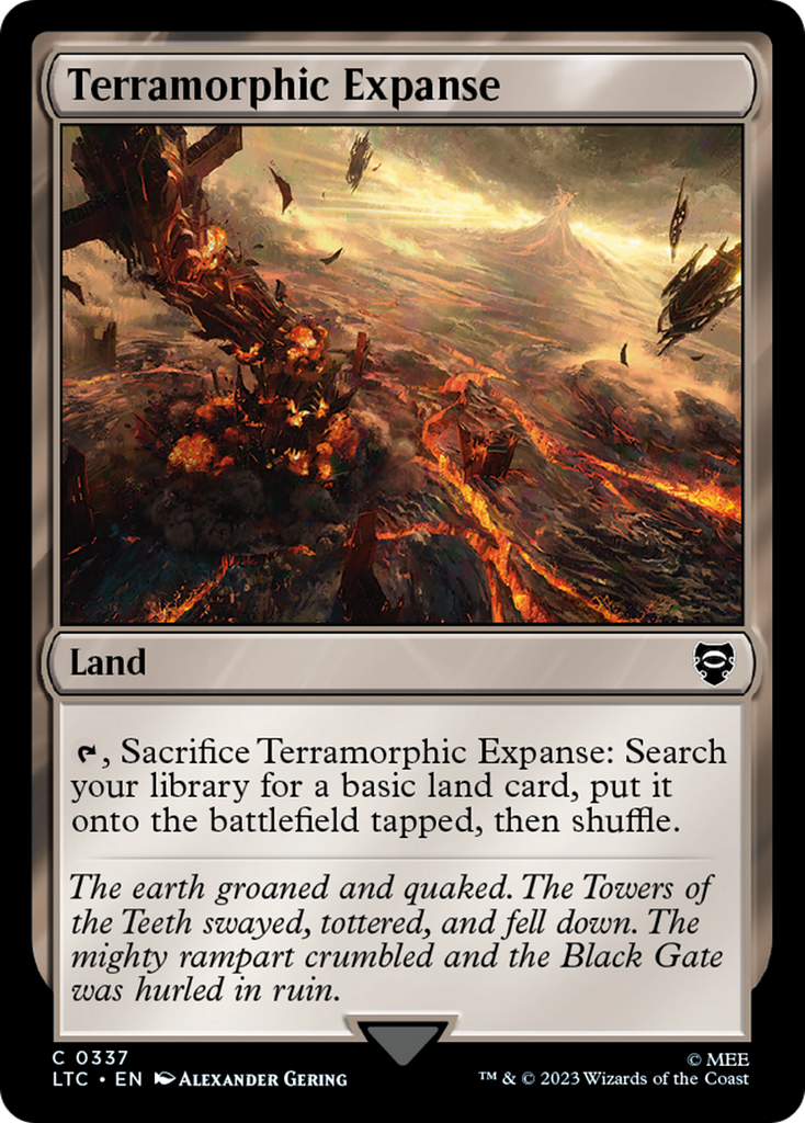 Magic: The Gathering - Terramorphic Expanse - Tales of Middle-earth Commander