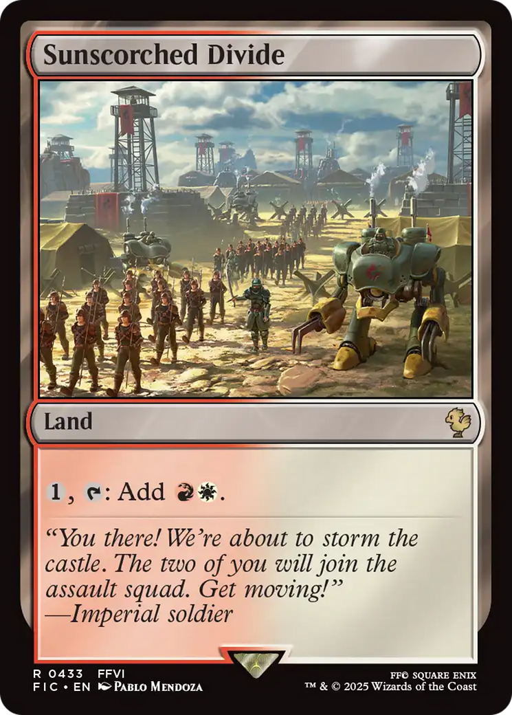 Magic: The Gathering - Sunscorched Divide - Final Fantasy Commander
