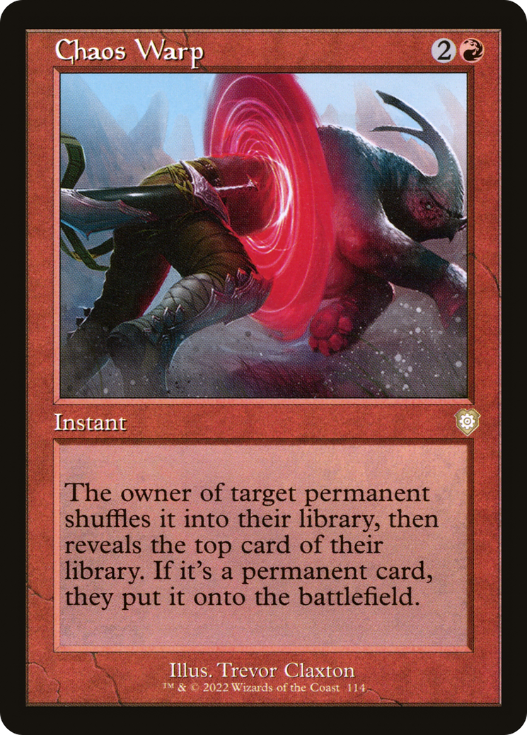 Magic: The Gathering - Chaos Warp - The Brothers' War Commander