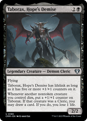Magic: The Gathering - Taborax, Hope's Demise Foil - Commander Masters
