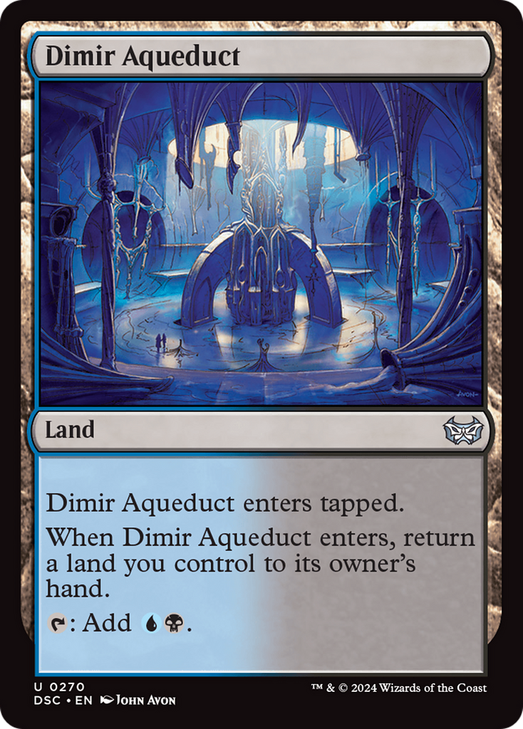 Magic: The Gathering - Dimir Aqueduct - Duskmourn: House of Horror Commander