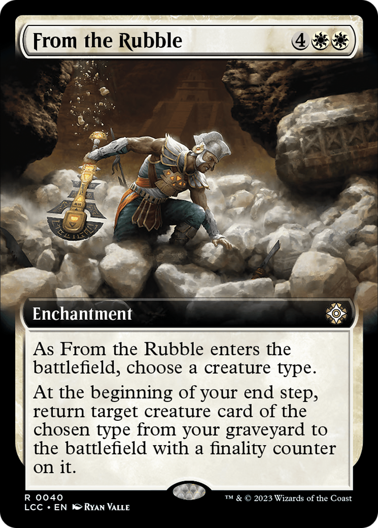 Magic: The Gathering - From the Rubble - The Lost Caverns of Ixalan Commander