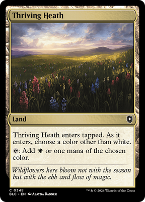 Magic: The Gathering - Thriving Heath - Bloomburrow Commander