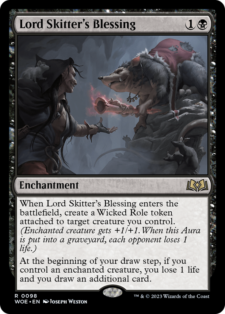 Magic: The Gathering - Lord Skitter's Blessing - Wilds of Eldraine